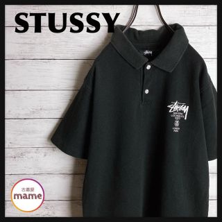 ステューシー(STUSSY)の【オススメ‼︎】STUSSY◎ワールドツアー ビッグロゴ ポロシャツ(ポロシャツ)