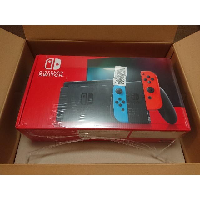 Nintendo Switch - 新品未開封 Nintendo Switch 本体 ネオンブルー ネオンレッド