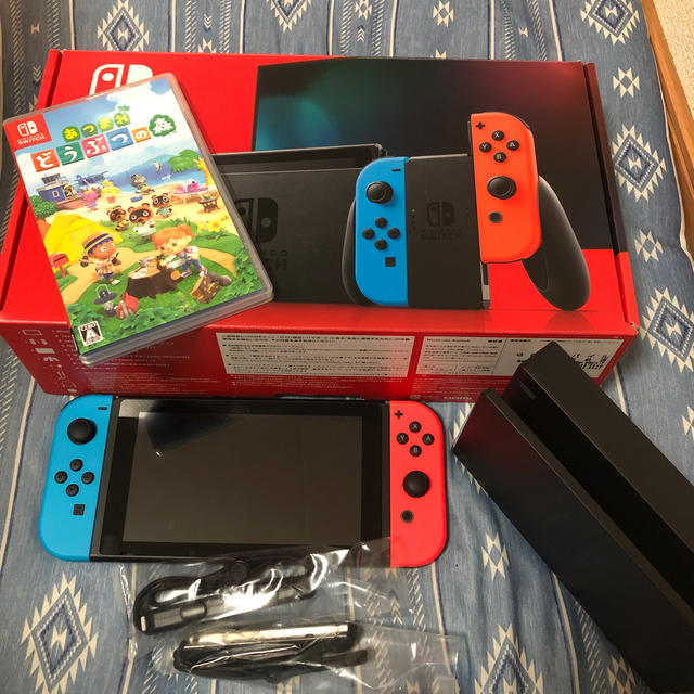【美品】Nintendo Switch+どうぶつの森セット