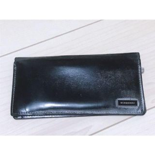 バーバリー(BURBERRY)の【中古】BURBERRY　長財布　二つ折り　シルバー(長財布)