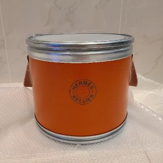 HERMES エルメス サドルボックス スモール オレンジ フー