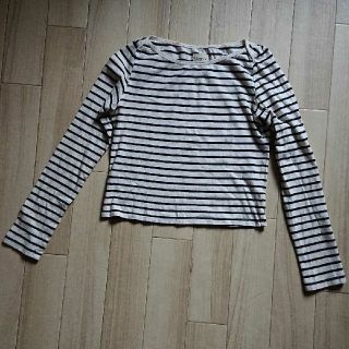 アングリッド(Ungrid)のUSED／アングリッド ラインボーダーTシャツ(Tシャツ(長袖/七分))