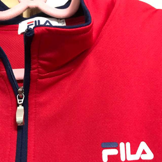 FILA(フィラ)の新品　LL  FILA  ジップアップスポーツTシャツ メンズのトップス(Tシャツ/カットソー(半袖/袖なし))の商品写真