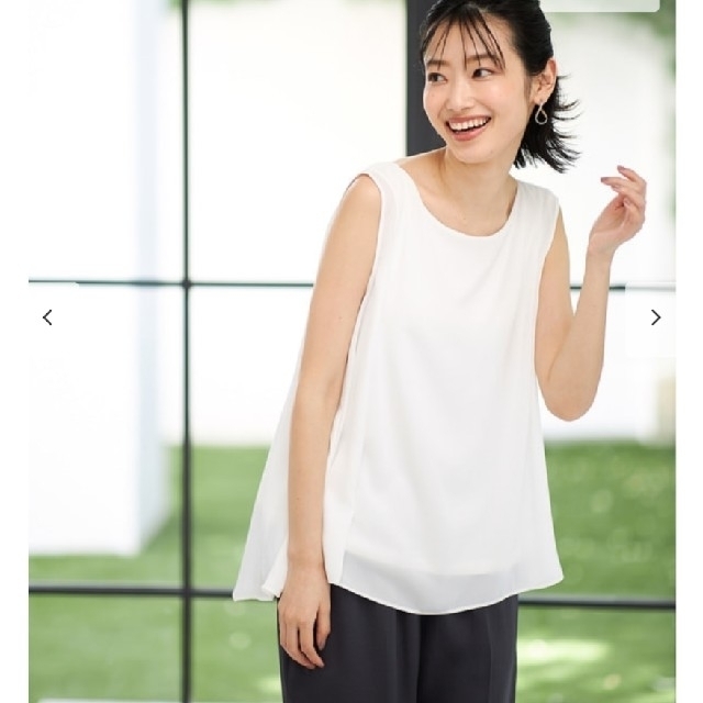 PLST(プラステ)の新品！未使用！タグ付！♥️PLST♥️シフォンドッキングアシンメトリーT。M。 メンズのトップス(Tシャツ/カットソー(半袖/袖なし))の商品写真