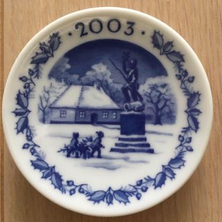 ロイヤルコペンハーゲン(ROYAL COPENHAGEN)のロイヤルコペンハーゲン　ミニイヤープレート　2003年(置物)