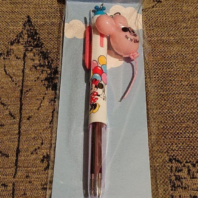 Disney(ディズニー)のディズニー ミニー3色ボールペン インテリア/住まい/日用品の文房具(ペン/マーカー)の商品写真