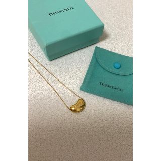 ティファニー(Tiffany & Co.)のティファニー　ビーンズ　ネックレス　k18 (ネックレス)