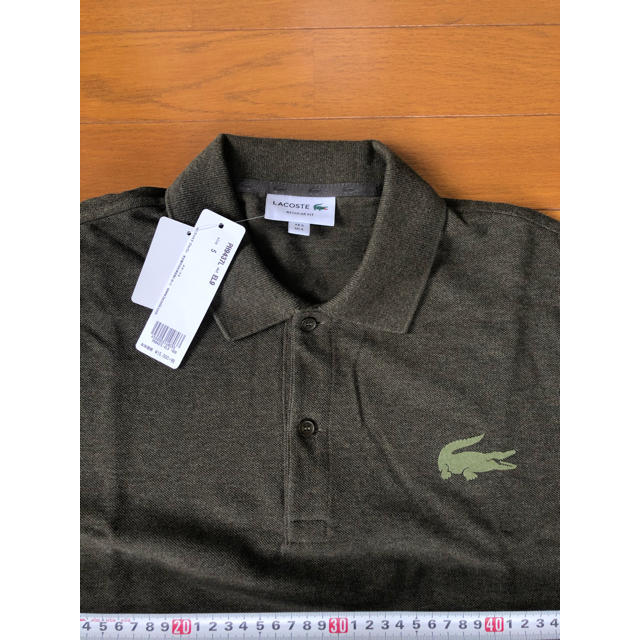 LACOSTE(ラコステ)の【kihachi様専用】新品 未使用 ラコステ ベロアロゴ ポロシャツ メンズのトップス(ポロシャツ)の商品写真