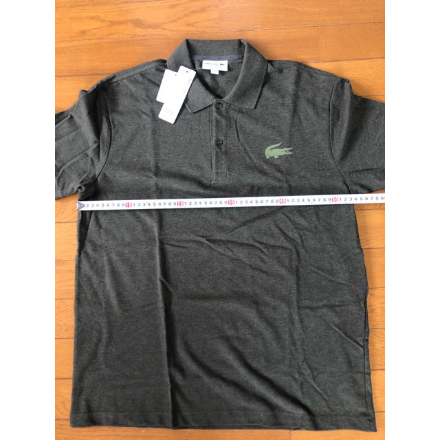 LACOSTE(ラコステ)の【kihachi様専用】新品 未使用 ラコステ ベロアロゴ ポロシャツ メンズのトップス(ポロシャツ)の商品写真