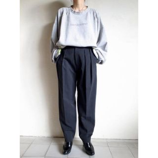 アンユーズド(UNUSED)のstein EX WIDE TROUSERS ・BLACK(スラックス)