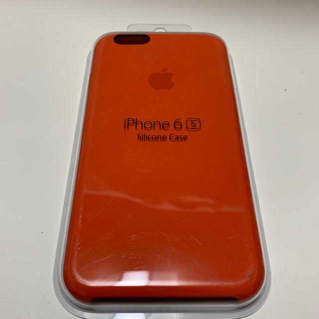 Apple(アップル)のiPhone6s Apple純正ケース オレンジ スマホ/家電/カメラのスマホアクセサリー(iPhoneケース)の商品写真