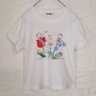 ファミリア プリントTシャツ 子供 Tシャツ/カットソー(女の子)の通販