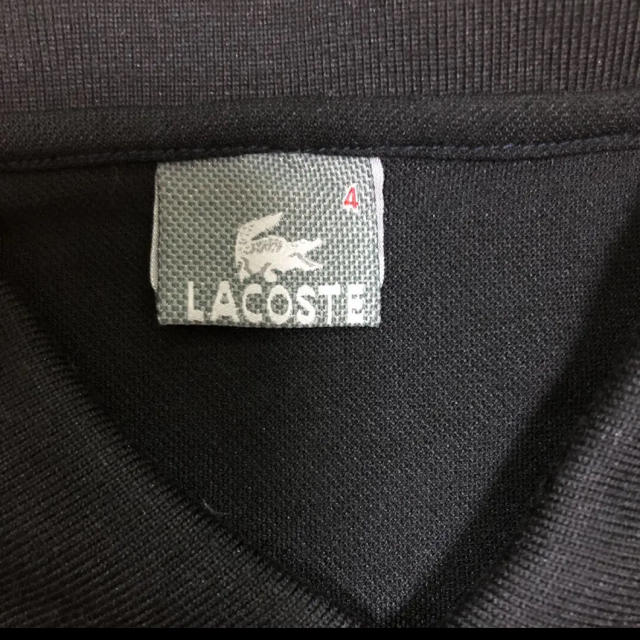 LACOSTE(ラコステ)のラコステ　ポロシャツ  黒 メンズのトップス(ポロシャツ)の商品写真