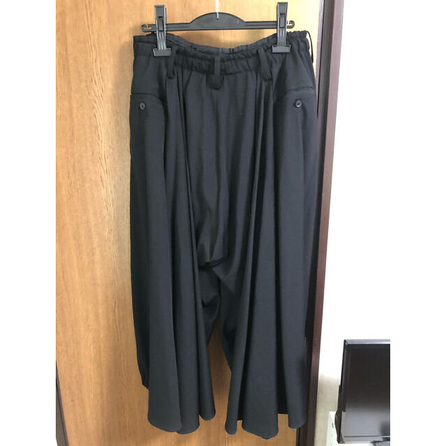ヨウジヤマモト ウールギャバ カラスパンツ yohji yamamoto