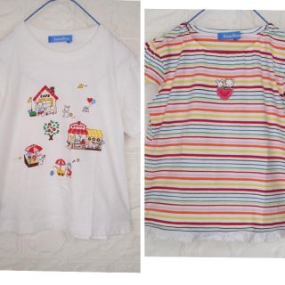 ファミリア プリントTシャツ 子供 Tシャツ/カットソー(女の子)の通販