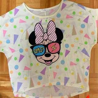 ディズニー(Disney)の新品 ミニー ロゴTシャツ(Tシャツ(半袖/袖なし))