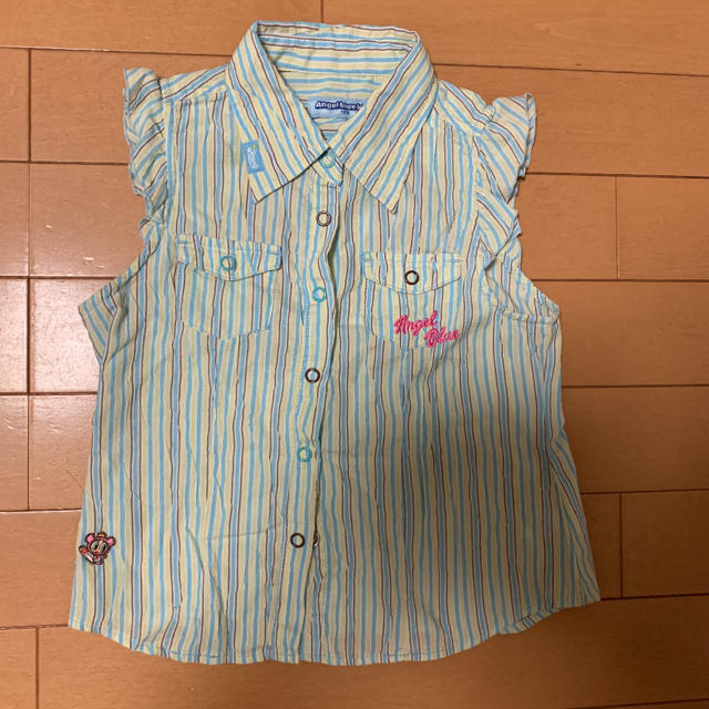 Bleu Bleuet(ブルーブルーエ)のエンジェルブルー　120 シャツ　女の子 キッズ/ベビー/マタニティのキッズ服女の子用(90cm~)(その他)の商品写真