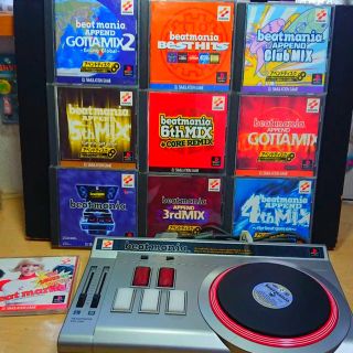 プレイステーション2(PlayStation2)のbeatmania ビートマニア コントローラ　フルセット(家庭用ゲームソフト)