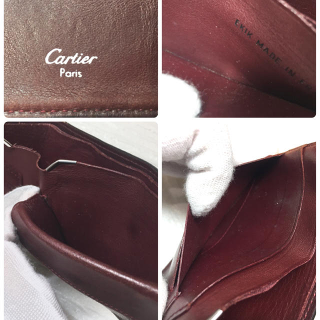 【オススメ❗️】Cartierカルティエ 二つ折り財布　新品価格¥56,540
