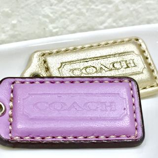 コーチ(COACH)の格安 コーチ COACH ロゴキーチャーム ネームタグ ブランドロゴ キーホルダ(キーホルダー)