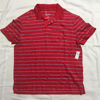 ギャップ(GAP)のGAP 赤ボーダーポロシャツ(ポロシャツ)