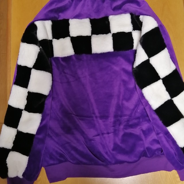 LHP - danke schon ダンケシェーン ベロア フェイクファー スウェット 紫
