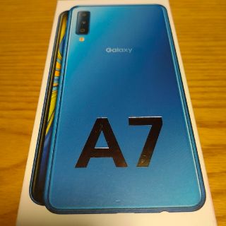 サムスン(SAMSUNG)のGaraxy A7 本体 64GB SIMフリー  Blue(スマートフォン本体)