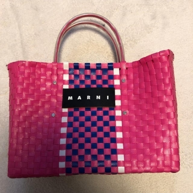 MARNI 限っ マルニ フラワーカフェ カゴバッグ MARNI 限っ マルニ フラワーカフェ カゴバッグ