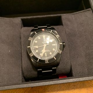 チュードル(Tudor)の美品　チューダー　ブラックベイ　ダーク　tudor blackbay(腕時計(アナログ))