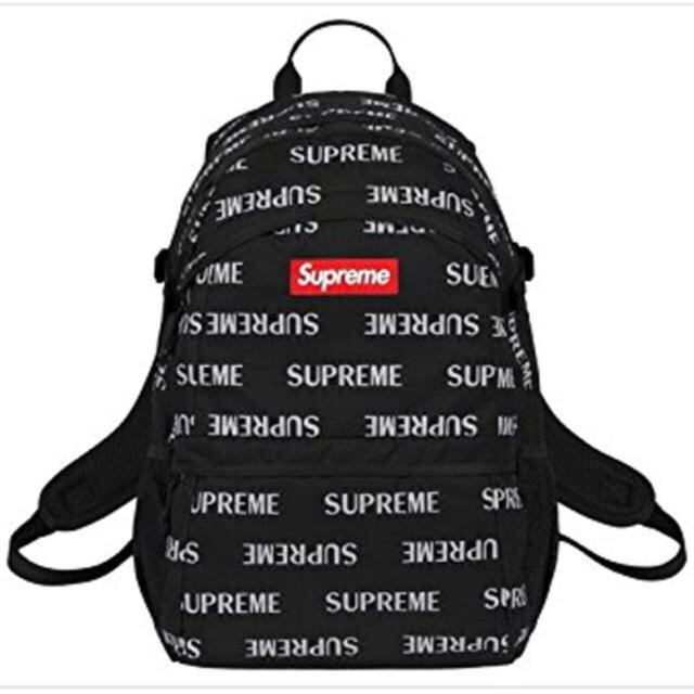 Supreme 16FW Reflective Backpack ブラック