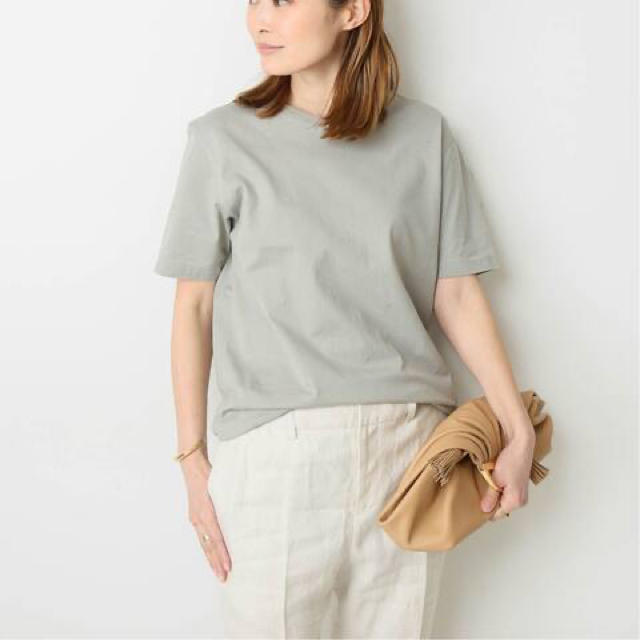 Deuxieme Classe neat Tシャツ　グリーン