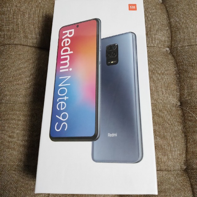 スマートフォン/携帯電話Xiaomi Redmi note 9s　グローバル版　青　4GB/64GB