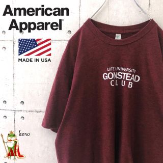 アメリカンアパレル(American Apparel)の【USA輸入】アメリカンアパレル tシャツ カレッジt(Tシャツ/カットソー(半袖/袖なし))