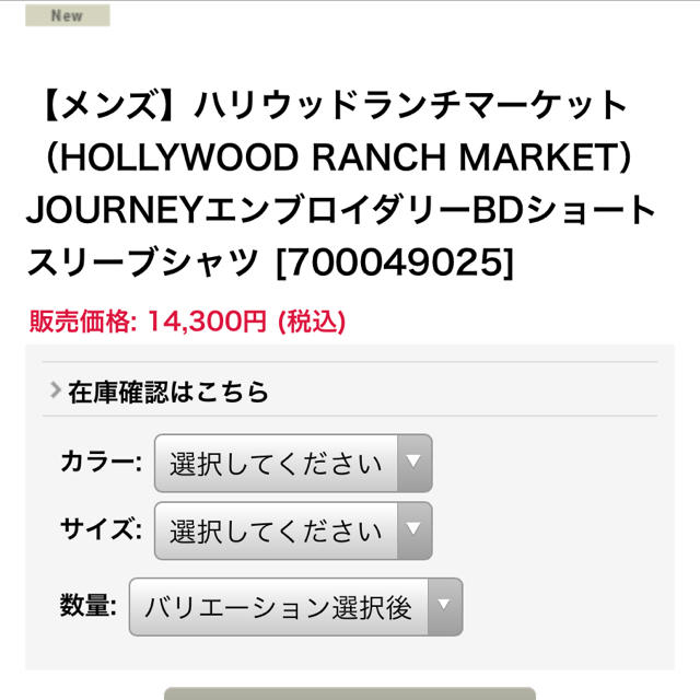 HOLLYWOOD RANCH MARKET(ハリウッドランチマーケット)のハリウッドランチマーケットショートスリーブシャツ メンズのトップス(シャツ)の商品写真