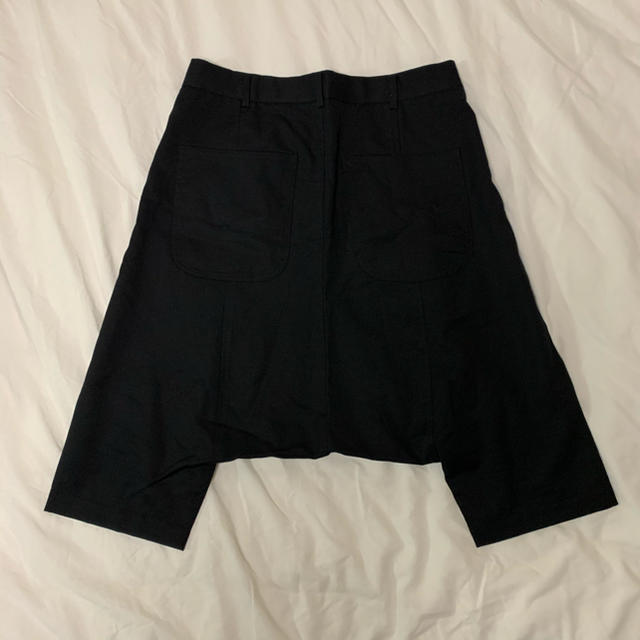 ムデギャル BLACK ウール サルエルパンツ ハーフ丈の通販 by