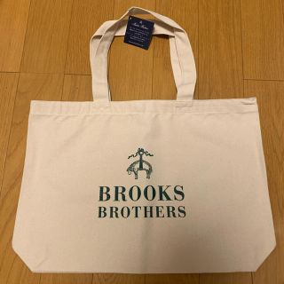 ブルックスブラザース(Brooks Brothers)の【タグ付き】BROOKS BROTHERS 大人気 トートバッグ 緑/白(トートバッグ)