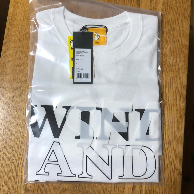 SEA(シー)の定価以下 新品未使用 WIND AND SEA FR2 コラボTシャツ　Lサイズ メンズのトップス(Tシャツ/カットソー(半袖/袖なし))の商品写真