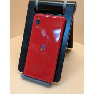 ラクテン(Rakuten)の【美品：フィルムそのまま】Rakuten mini　レッド(スマートフォン本体)