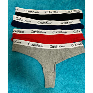 カルバンクライン(Calvin Klein)のカルバンクライン  Calvin Klein Tバック 4枚セット(ショーツ)
