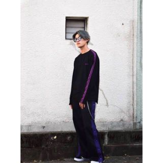 ミハラヤスヒロ(MIHARAYASUHIRO)のMYne 2line long sleeve big T-shirt(Tシャツ/カットソー(七分/長袖))