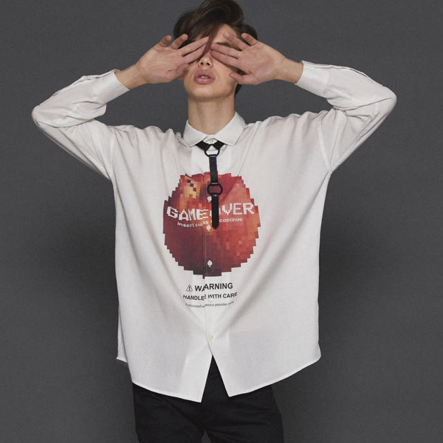 SHAREEF(シャリーフ)のSHAREEF 'DOT APPLE' BIG SHIRTS メンズのトップス(シャツ)の商品写真