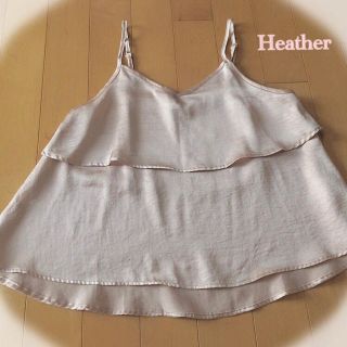 ヘザー(heather)のHeather♥フリルキャミソール(チュニック)