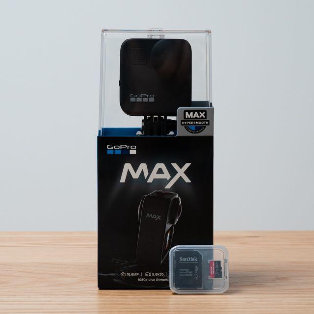 GoPro(ゴープロ)の【メーカー保証付き】GoPro MAX 国内正規品 32gbSD スマホ/家電/カメラのカメラ(コンパクトデジタルカメラ)の商品写真