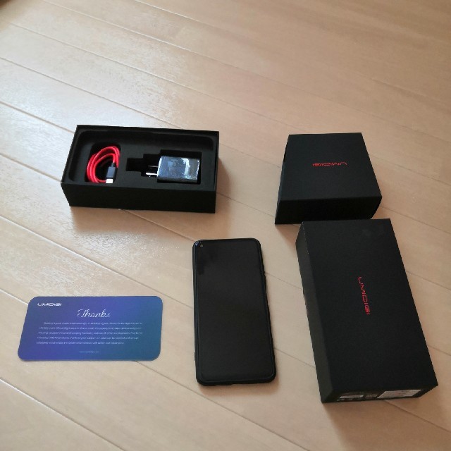 スマートフォン本体umidigi  f2 ファンノムブルー