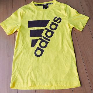 アディダス(adidas)の試着のみ★adidas イエローのアディダス Tシャツ　150(Tシャツ/カットソー)