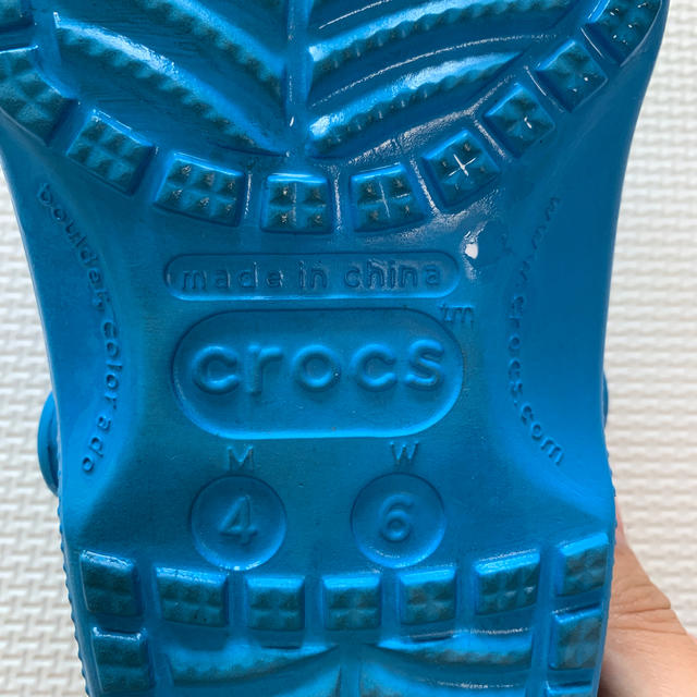 crocs(クロックス)のクロックス　ブルー レディースの靴/シューズ(サンダル)の商品写真