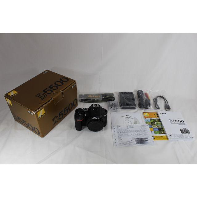 ★ほぼ新品★ Nikon デジタル一眼レフカメラ D5500 ボディー ブラック