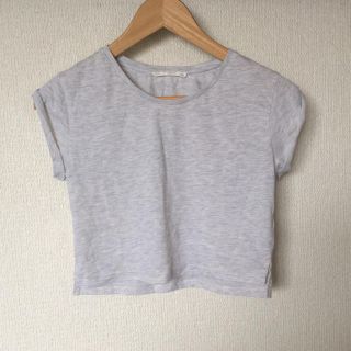 ベルシュカ(Bershka)のBershka  トップス グレー(カットソー(半袖/袖なし))