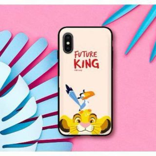 ディズニー(Disney)のライオンキング ディズニー Disney シンバ スリムミラーカードケース(iPhoneケース)