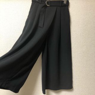 GU - 美品♡GU ベルト付き ラップスカート風 ワイドパンツ ガウチョ ...